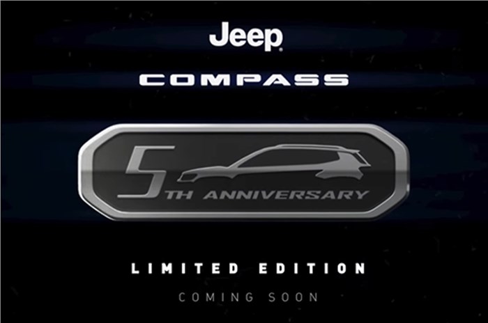 Jeep Compass 5th Anniversary Edition teaser